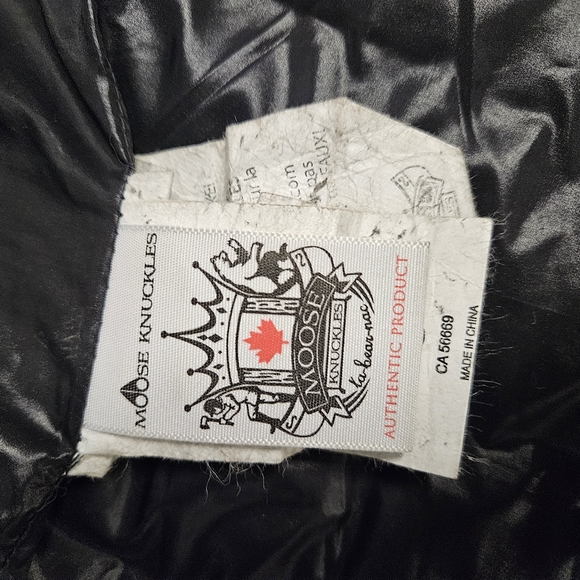 Moose knuckles quilted leather jacket - Picture 5 of 6